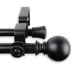 thumbnail image 2 of 5/8" Adjustable 48 - 84" Jayden Double Curtain Rod - Black, 2 of 3