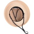 thumbnail image 4 of Womens Sun Straw Hat Summer UV Protection Travel Foldable Brim Bucket Hat Vintage Cloche Beach Fishing Cap, 4 of 6