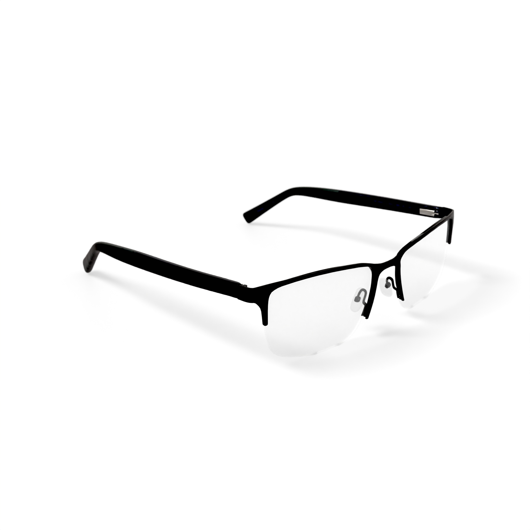 Timberland Men's TB1805-1 Rectangular Prescription Eyeglasses with Case, Black