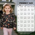 thumbnail image 2 of Xoenoiee Butterfly Moon Flower Print Toddler Sweatshirt Girl Long Sleeve Shirt Graphic Crewneck T-Shirts for Little Girls Athletic Workout Pullover Hoodie, Size 7-8 Years, 2 of 7