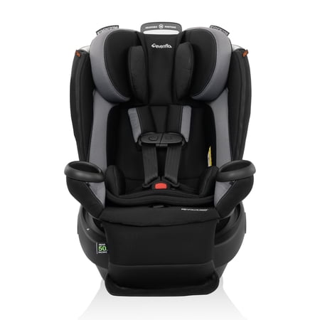 Revolve360 Extend All-in-One Rotational Car Seat with Quick Clean Cover (Revere Gray)