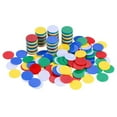 thumbnail image 1 of MasteelfCA 200pcs Small Learning Counters Disk Bingo Chip Counting Disc Markers for Math Practice and Poker Chip Game Tokens 19mm, 1 of 8