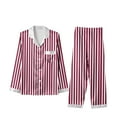 thumbnail image 1 of Ensemble de Pyjama Assorti Coupe Régulière Femmes Parent-Enfant Ensemble Mode Ample Décontracté Manches Longues Haut Vêtements de Maison Pyjamas Ensemble Deux Pièces, 1 of 7