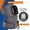 Grey, variant on Cordless Heated Knee Brace, Cordless Knee Massager with Multiple Vibration Modes, Rechargeable Knee Massager Device, Knee Shoulder Elbow Heating Pad with LED Screen for Home Office Travel Use, Black