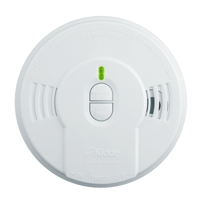 10 Year Worry-Free Battery Powered Smoke Detector with Ionization Sensor - Walmart.com 10 Year Worry-Free Battery Powered Smoke Detector with Ionization Sensor - Walmart.com