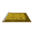 thumbnail image 2 of Ahgly Company Machine Washable Indoor Rectangle Oriental Yellow Industrial Area Rugs, 8' x 12', 2 of 4