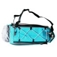 thumbnail image 2 of 13L Bicycle Seat Rear Bag Nylon Bike Pannier Rack Pack Cycling Carrier Blue, 2 of 5