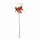 thumbnail image 2 of Estatua de reno navideño de metal | Adorno navideño para jardín | Decoración de invierno para patio | Estaca decorativa para el suelo con detalles festivos, 2 of 6