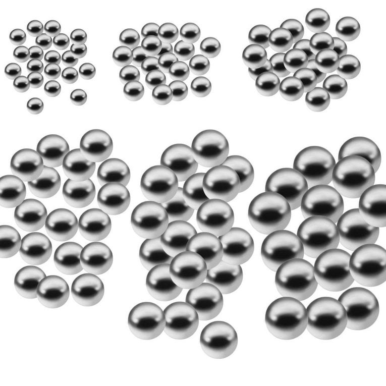 Garciakia 50pcs Durable Bicycle Stainless Steel Ball Replacement Parts 4mm 5mm 6mm 8mm 9mm 10mm Bike Bicycle Steel Ball Bearing 