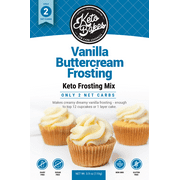KETO Vanilla Buttercream Frosting Mix, Fast & Easy, Low Carb, Gluten Free