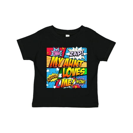 

Inktastic My Aunt Loves Me Gift Toddler Boy or Toddler Girl T-Shirt