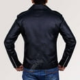 thumbnail image 2 of Leather Motorcycle Jacket Mens Black Leather Motorcycle Jacket Black Leather Riding Jacket Motorcycle Jackets For Men Black Biker Jacket size S, 2 of 5