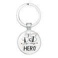 thumbnail image 1 of Dvkptbk Father's Day Birthday Father Keychain Gifts Idea Key Ring Key Chain, 1 of 1
