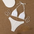 thumbnail image 4 of uublik Women's Swimsuits Bathing Suit for Women Push Up Swimwear Built in Bra Swimsuit Cheeky Bikini Swimsuit White, 4 of 4