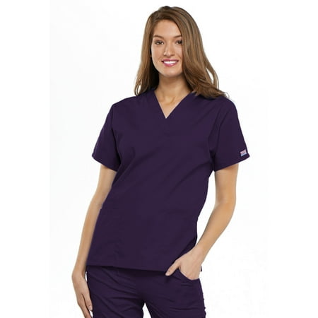 

Cherokee Workwear Prints Women s Scrubs Top V-Neck 4700