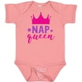 thumbnail image 3 of Inktastic Nap Queen, Crown, Stars - Pink Purple Girls Baby Bodysuit, 3 of 5