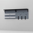 thumbnail image 5 of RST Brands Flow Wall 14 PC Plastic Heavy Duty Shelf & Bin Storage Set - Silver, 5 of 7