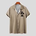 thumbnail image 2 of Camisas de Manga Larga para Hombres Blusa Cómoda de Cuello de Impresión, Camisa Casual de Poliéster para Uso Diario, de Fiesta Y de Primavera de Verano, 2 of 4