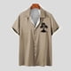 thumbnail image 2 of Camisas de Manga Larga para Hombres Blusa Cómoda de Cuello de Impresión, Camisa Casual de Poliéster para Uso Diario, de Fiesta Y de Primavera de Verano, 2 of 4