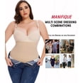 thumbnail image 5 of MANIFIQUE Plus Size Body Shaper Tummy Control Panty - Shapewear for Women, Beige, 1-Pack, 5 of 6