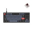 thumbnail image 1 of Teclado mecánico personalizado con cable Keychron V3, TKL sin teclado numérico, macro programable QMK/VIA con interruptor Keychron K Pro marrón intercambiable en caliente, compatible con Mac, Windows, 1 of 8