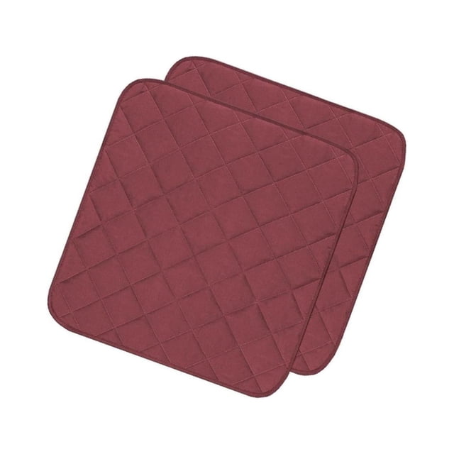 fastboy Coussins Réutilisables pour Fauteuils Roulants Protection Douce pour Sièges Scooters Aînés Rouge 56x53cm 1Set