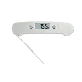 Taylor White Plastic Digital Cooking Thermometer and Timer - 6L Probe