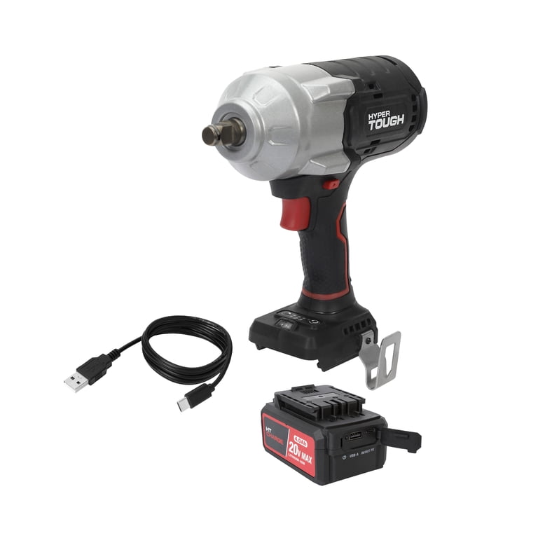 Hyper Tough 20V Brushless 1/2-In Impact Wrench, 900 Ft-Lbs photo 5