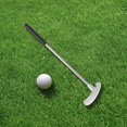 thumbnail image 4 of 1 Set Mini Golf Puttarklubba med 2 Golfbollar TPR Grepp Höger Vänsterhänt Rostfritt Stål Golfklubba Barn Vuxna Bordsspel Golf Puttträning (FMY), 4 of 5