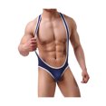 thumbnail image 4 of VISgogo Lencería sexy para hombres, Body Split Temptation Decoración hueca Color Block Ropa de verano VISgogo moda, 4 of 9