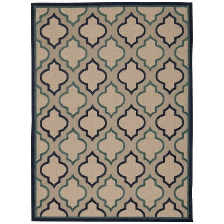 Nourison Aloha Navy Indoor/Outdoor Area Rug