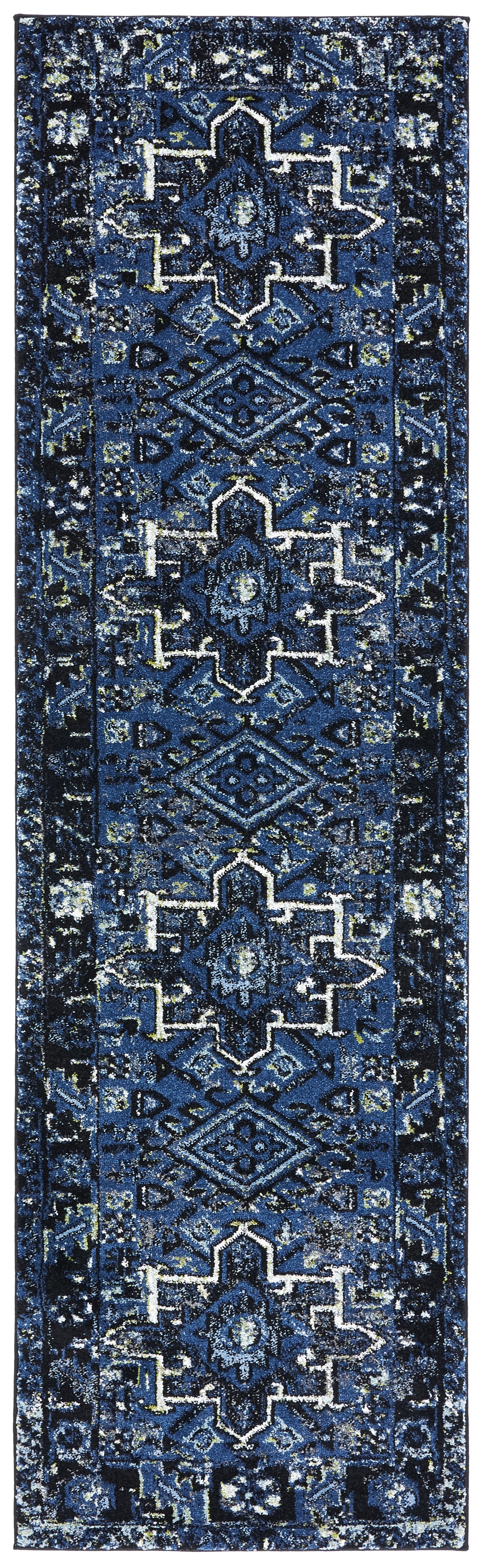 Safavieh Vintage Hamadan Dania Oriental Runner Rug, Blue/Gray, 2'3" x 20'