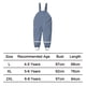 thumbnail image 5 of Dinheiro Pantalones impermeables para la lluvia para niños, pantalones con tirantes a prueba de suciedad para niños y niñas, 5 of 8