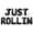 Black, variant on Letter Balloons - JUST ROLLIN 16" Inch Alphabet Letters Foil Mylar Balloon Roller Skating Birthday Party Banner (Gold)