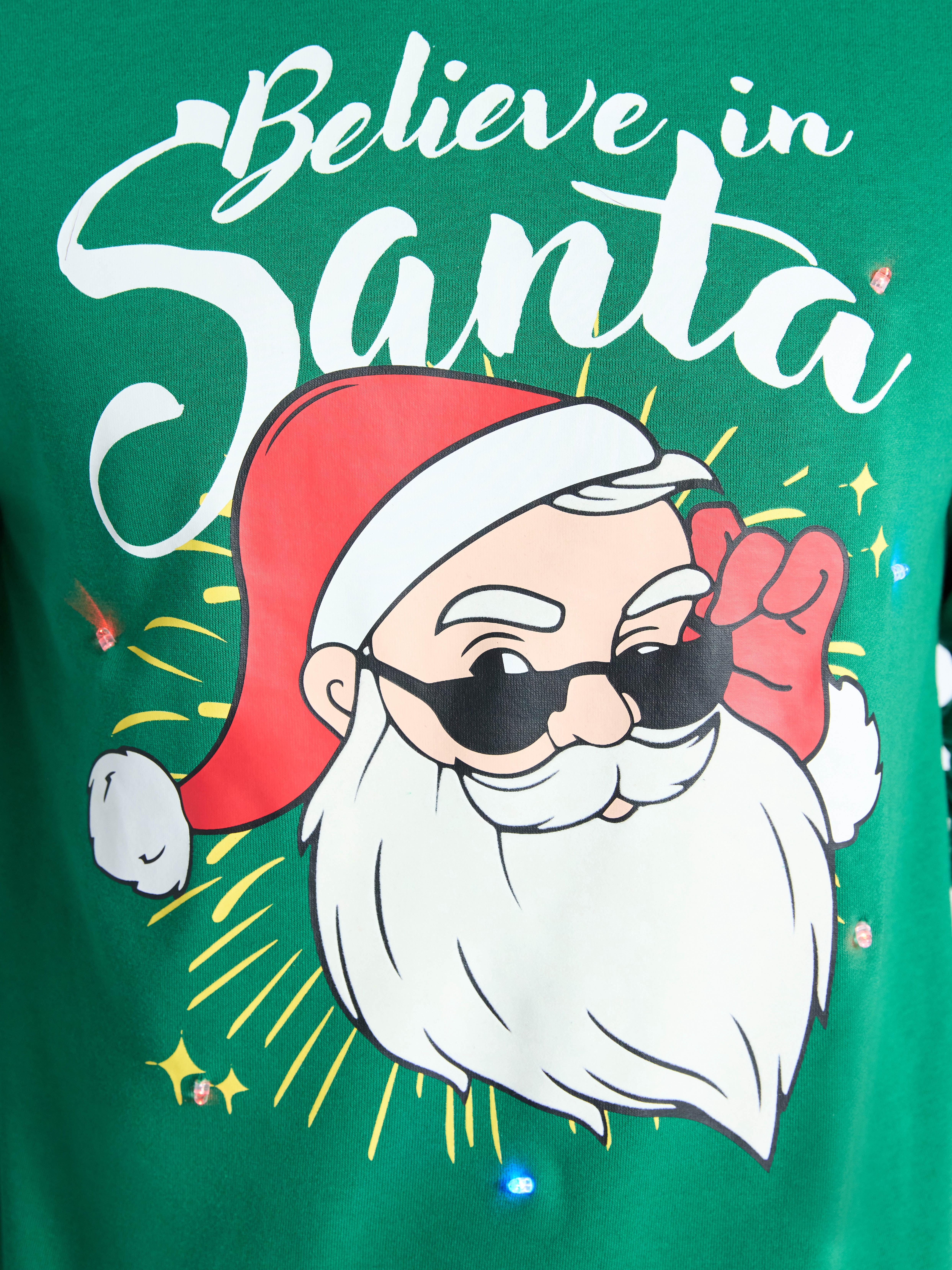 Men's Christmas Light Up Graphic Sweatshirt from Holiday Time, Sizes XS-3XL