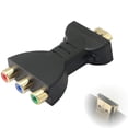 thumbnail image 1 of Adaptador HDMI Macho a 3 RCA Hembra Vídeo Compuesto Audio VA Componente Adaptador Convertidor Adecuado para HDTV DVD y la mayoría de los proyectores LCD Dispositivo Rojo Verde 3rca, 1 of 6