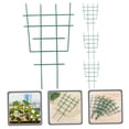 thumbnail image 4 of PENIKOKO 4Pcs Plastic Garden Trellis Green Lattice Design Support Plant Growth For Peas, 4 of 8