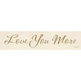 thumbnail image 2 of Rader, Lauren 18x7 White Modern Wood Framed Museum Art Print Titled - Love You More, 2 of 4