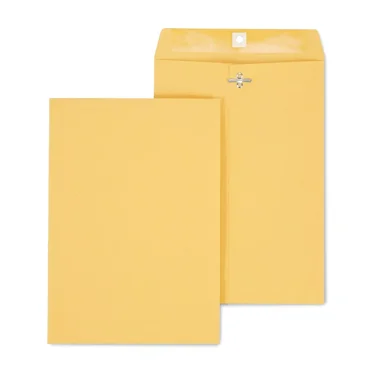 Brown Kraft Clasp 7 1/2" x 10 1/2" Envelopes 100/Box