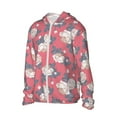 thumbnail image 2 of Fotbe Rose Flowers Men's Women's UPF 50+ Sun Protection Jacket Hooded Cooling Shirt with Pockets Hiking Outdoor Performance-, 2 of 9