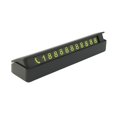 thumbnail image 1 of koolsoo Car Parking Card Number Plate Moving Auto Phone Number Plate Stop Parking Number Black, 1 of 9