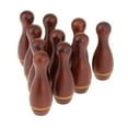 thumbnail image 3 of Almencla 10 Pcs Mini Quilles pour Table de Shuffle Jouet de Quilles pour Enfants, 3 of 8