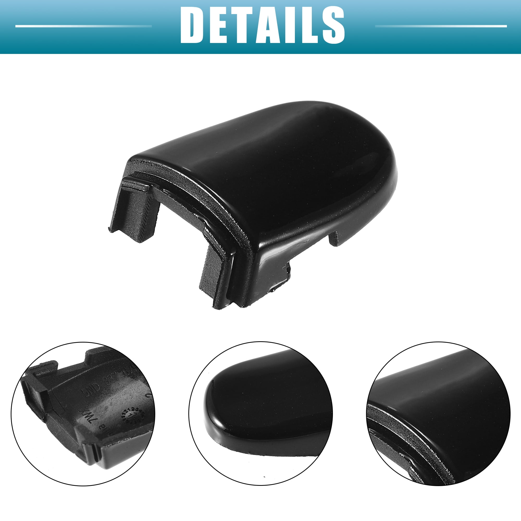 Unique Bargains Exterior Door Handle Lock Cover Cap Black for Volkswagen Jetta