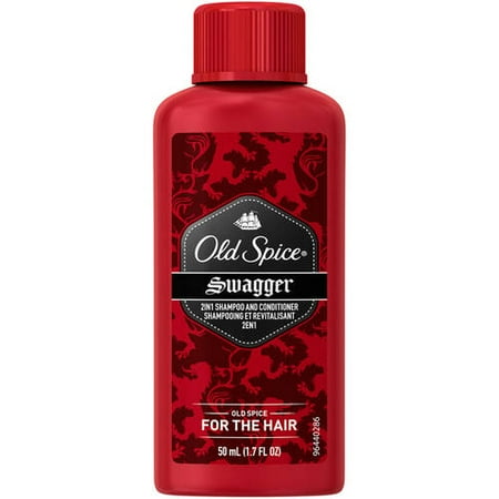 (3 pack) (3 Pack) Old Spice Swagger 2-in-1 Men's Shampoo and Conditioner 1.7 Fl Oz