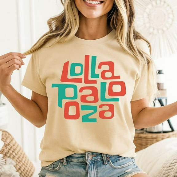 Lollapalooza, Lollapalooza Music Festival T-shirt, Vintage Lollapalooza Music Festival Tee, Men's And Women's Graphic Tee 100% Cotton by TBun, Full Sizes S-5XL