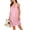 Light Pink, variant on Silky Satin Nightgown for Women Sleeveless Sleepwear Tank Night Shirts Pleated Sleepshirt Casual Dress