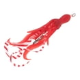 thumbnail image 2 of Señuelo de calamar para pesca de calamar, accesorio para principiantes, versátil, portátil, vívido, herramienta de pesca realista para , adultos, Rojo fluorescente, 2 of 8