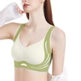 thumbnail image 2 of Brasieres de Mujer Sujetador Deportivo Inalámbrico para Mujer, de Alta Sujeción, sin Costuras, Cómodo, Talla Grande, para Entrenamiento, Yoga, Correr, Gimnasio, Ropa Deportiva. Mediana, 2 of 5
