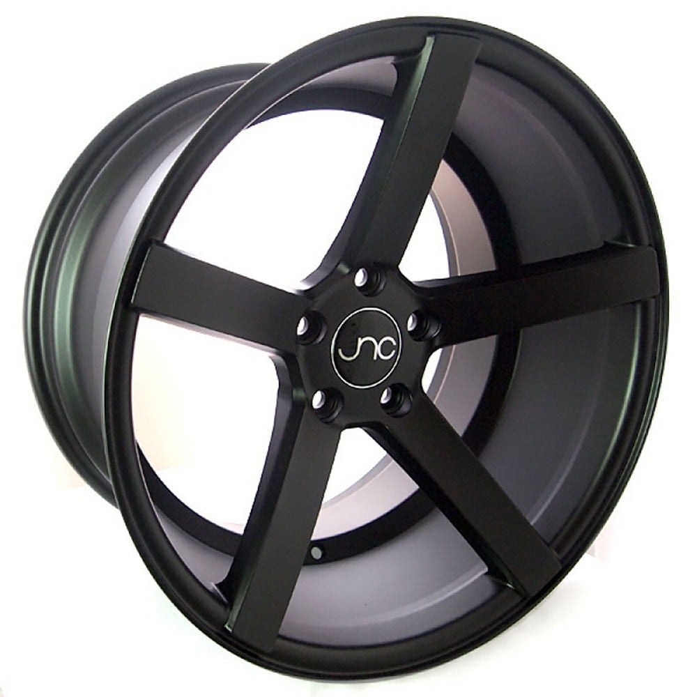 1 Single Wheel Only JNC Wheels 5X100-18X8 inch 18 JNC026 Hyper Black Rim 