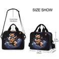 thumbnail image 4 of joogoo Fox Play Guitar Insulated Lunch Bags Reusable Cooler Box with Shoulder Strap, 4 of 6